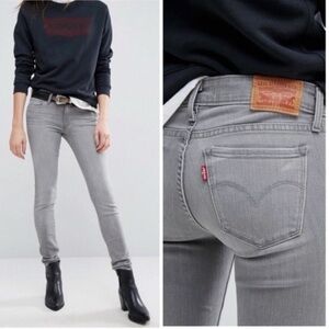 Levi's Woman’s  Gray Jeans -711 SKINNY